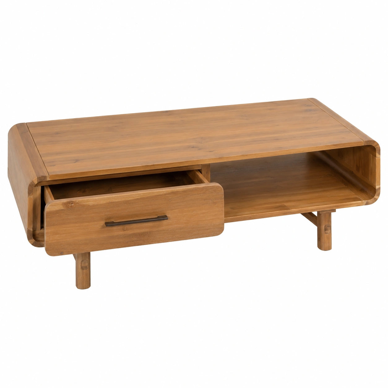 Couchtisch – 44 × 125 × 60 cm, aus Holz