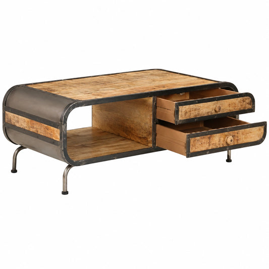 Couchtisch – 100 × 50 × 35 cm, mit Schubladen