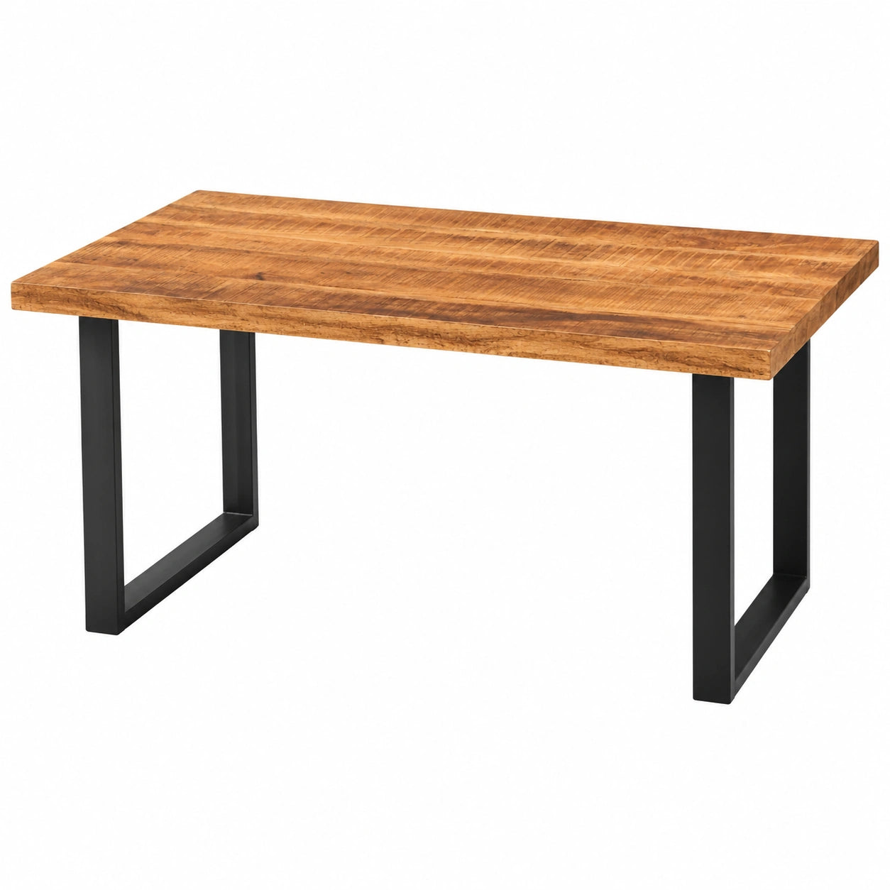 Esstisch – 120 × 70 × 2,5 cm, rechteckige Form, aus Massivholz